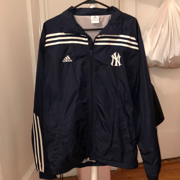 adidas Jackets & Blazers - ✨ Vintage Adidas x NY Yankees Windbreaker Jacket ✨